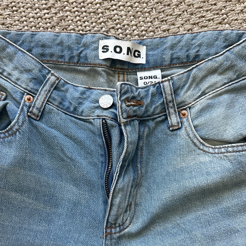 Women's Light Blue Flare Jeans